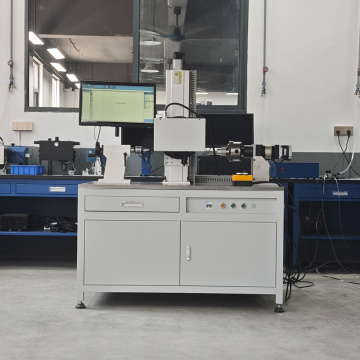 Desktop automatic lifting dot matrix rotary marking machine