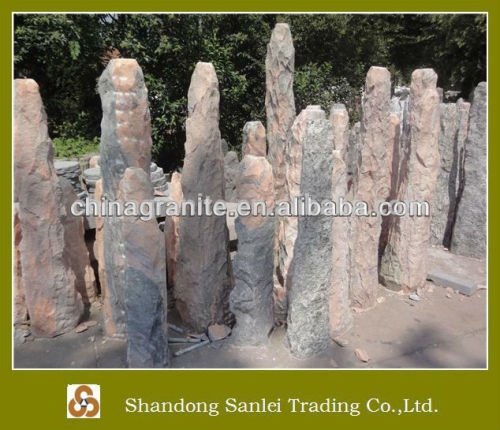decorative stone landscaping monoliths