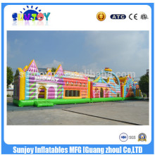 Sunjoy Outdoor Inflatable Obstacle Course / Giant Indoor Playground Equipment
