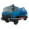 DONGFENG 8000 liters Suction Sewage Vacuum Tank Truck