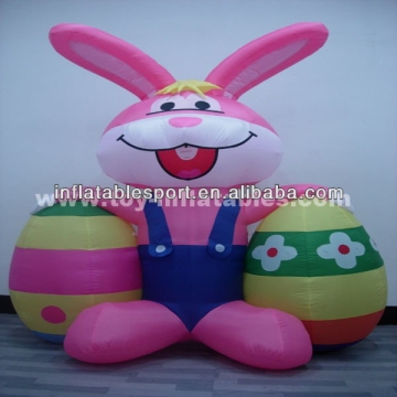 Easter inflatable decoration, inflatable easter bunny