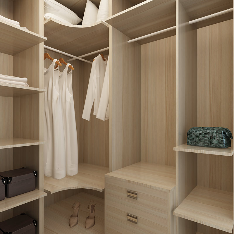 Australia Project Melamine Wood Storage Bedroom Closet (YG14-M02)