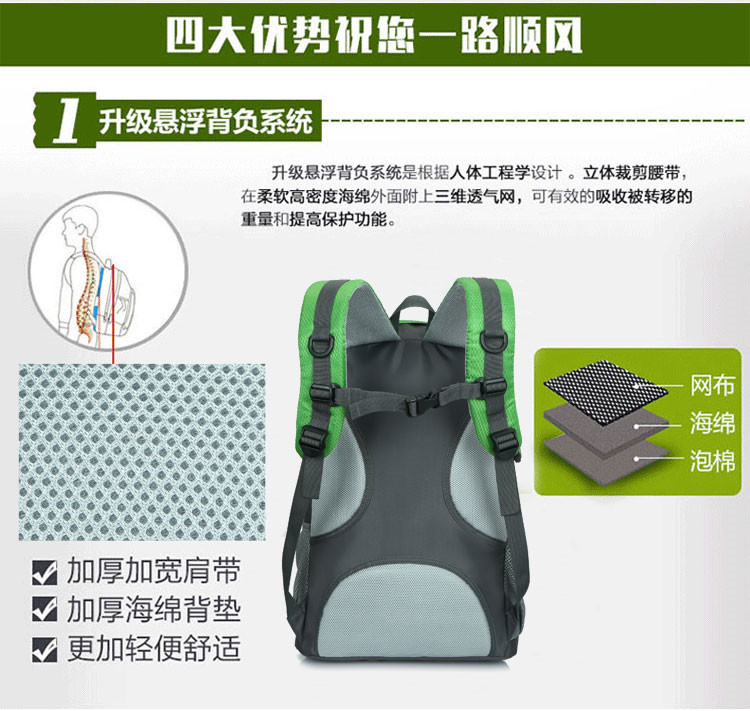 Waterproof outdoor hiking Backpack bag