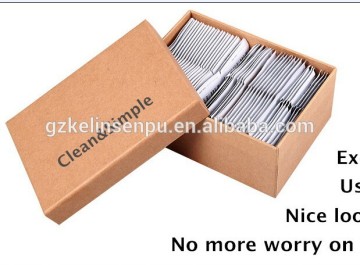 professional custom making brands glasses cleaning wipe