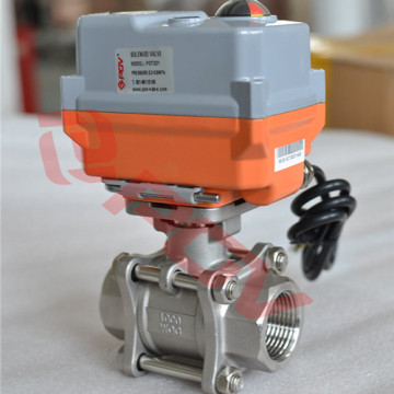 regulating type ultra-small electric valve actuator with ball valve