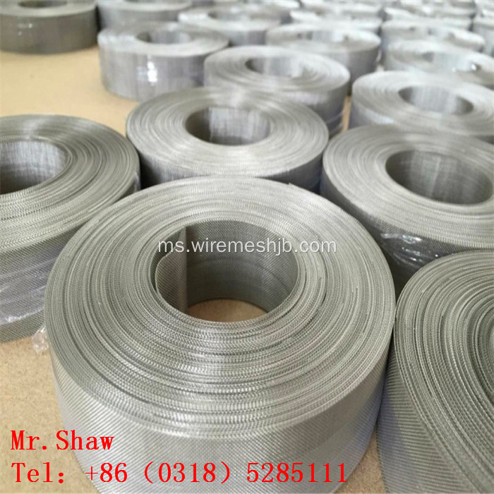 Plain Weave Stainless Wire Mesh Untuk Penapis