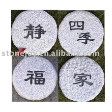 Garden Stepping Stones with Kanji