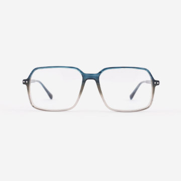 Rectangular Acetate Unisex Optical FrameAs