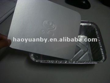 Airline Al foil container and foil lid