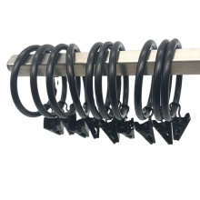 Metal Curtain Rod Accessories: Clips, Rings, Hooks for Draperies and Shower Curtains
