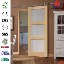 Low Price Oak Glass Barn Door