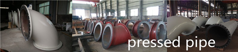 Steel pressed pipe bend fitting