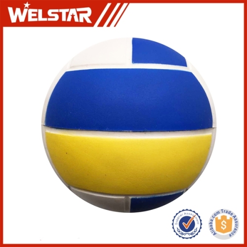 Manufacture Bright Color Stress Ball PU Stress Volleyball Promotional Volleyball Toy