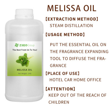 Grado terapéutico del aceite esencial de Melissa para el aroma de la piel