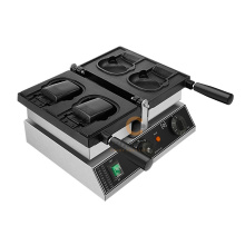 Professional Nonstick Snack Waffle Machine - Ice Cream Hello Kitty Shape Waffle Maker