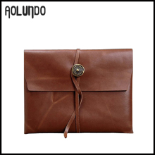 Fashion style business tablet PC bag business leather cool bag