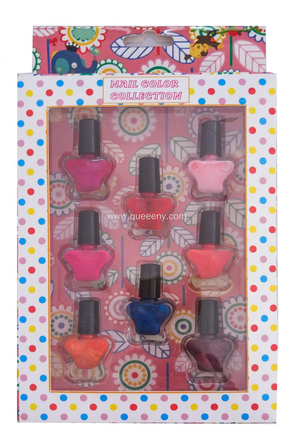 8 bottles Cute cartoon Nail Polish