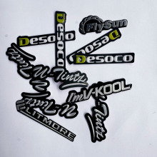 DIY 3D Chrome Custom Car Emblem Letters Sticker Badge Decal