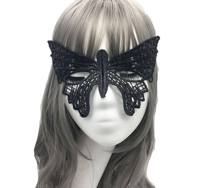 Masquerade Half FaceMask Lace Amorphous EyeMask PartyMask