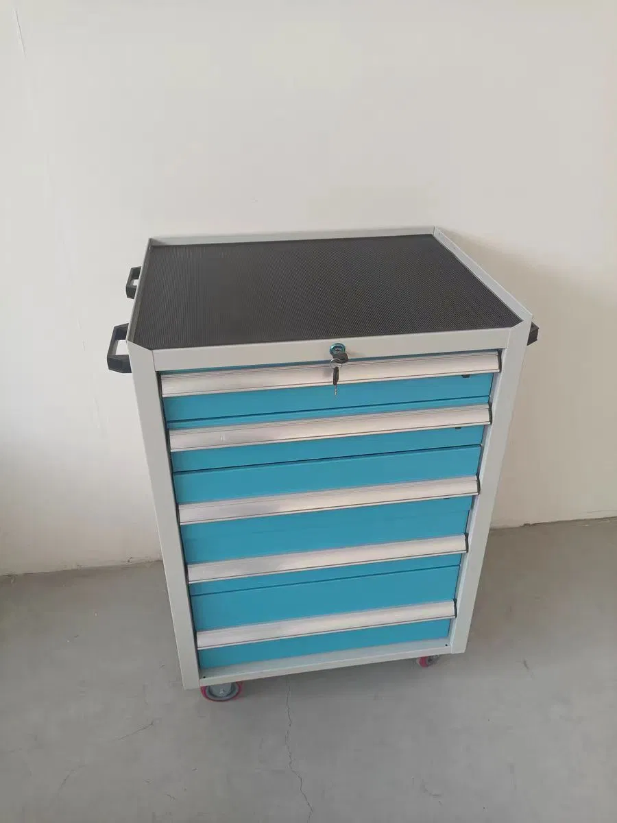 Multifunction Hardware Tools Stainless Steel Rooling Wheeled Storage Tool Chest Cabinet
