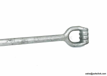 Forged Triple Eye Anchor Rod | IEEE C135.2 & CSA C83 | Utility Hardware