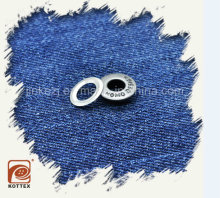 Brass Silver Color Normal Jean Logo Eyelet Has Metal Washer (Also could has plastic washer)