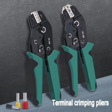 SN-58B green and black wire crimping