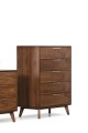 Nova Mid-Century Walnut Chest