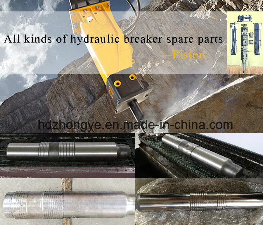 Hm800 Hydraulic Rock Breaker Parts Piston for Sale