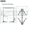 Two Post Lift Top Connection with Ventil Leverand