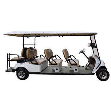 Electric Golf Buggy, 8 Seats, CE Certified, with Rear Flip Seat