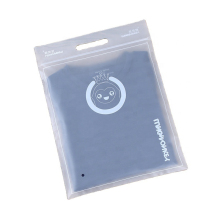 Side Seal Plastic LDPE Clear Cloth Poly Reclosable Garment Zipper Bag with Handle