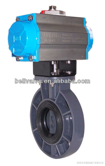 PVC Butterfly control Valves DN150