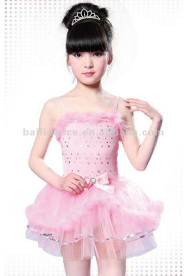 0908 Cinderella dresses for girls latin dance costumes child tutu skirt dress