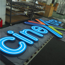 Metal Light Up Letters Raised Lettering