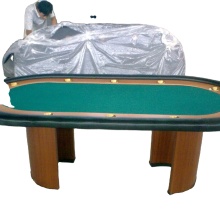 84 Inch Deluxe Poker Table with Wooden Legs