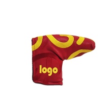 High-Quality PU Leather Golf Headcover featuring Magnetic Closure, Perfect Fit for All Golf Blade Putters