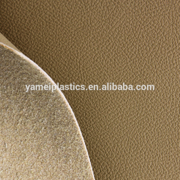 TJ R237 PU flocked leather for auto car seat covers and bus seats