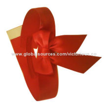 Satin ribbon bow with loop