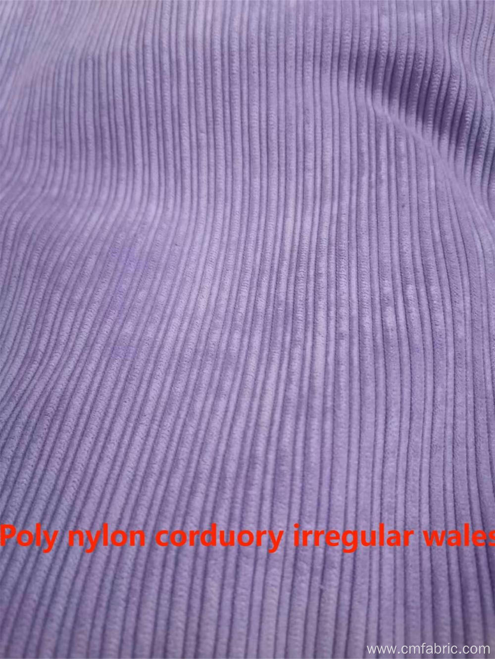 Polyester Nylon Corduroy Irregular Wales Fabric