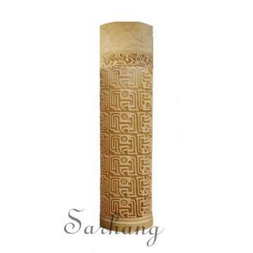 Egyptian symbol design Sandstone marble column
