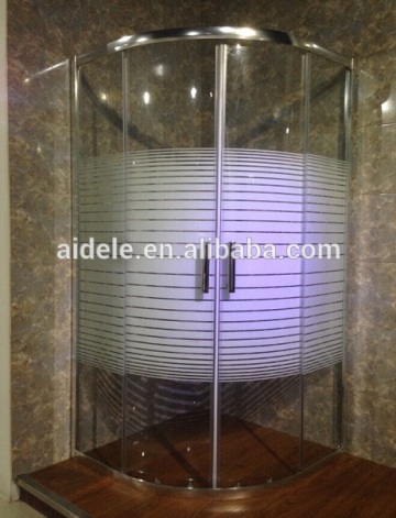 Oval Striped Shower 90X90X180cm