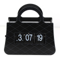 Elegant Handbag Mode Funny Flip Clock