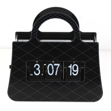 Elegante Handtasche Modus lustige Flip Clock