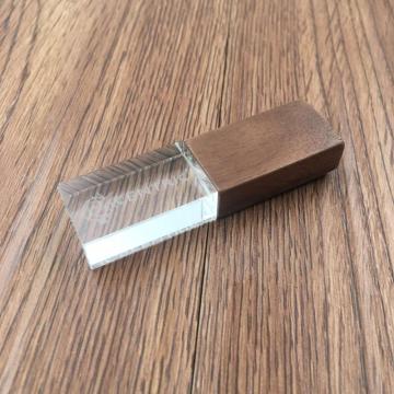 Clé USB transparente en bois