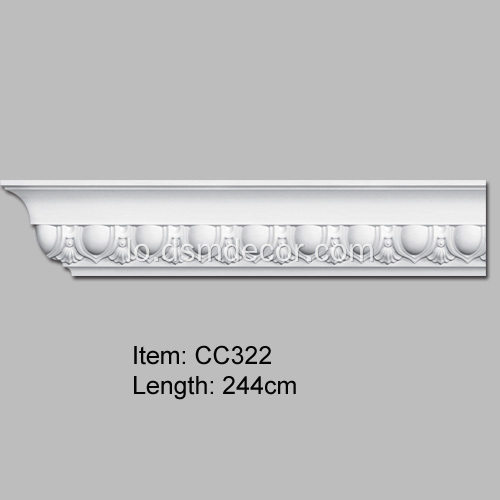 PU Cornice Molding ສໍາລັບການຕົກແຕ່ງເຮືອນ