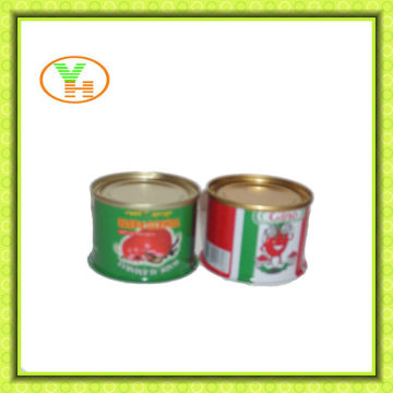 70G-4500G China Hot Sell Canned tomato paste,triple concentrate tomato paste