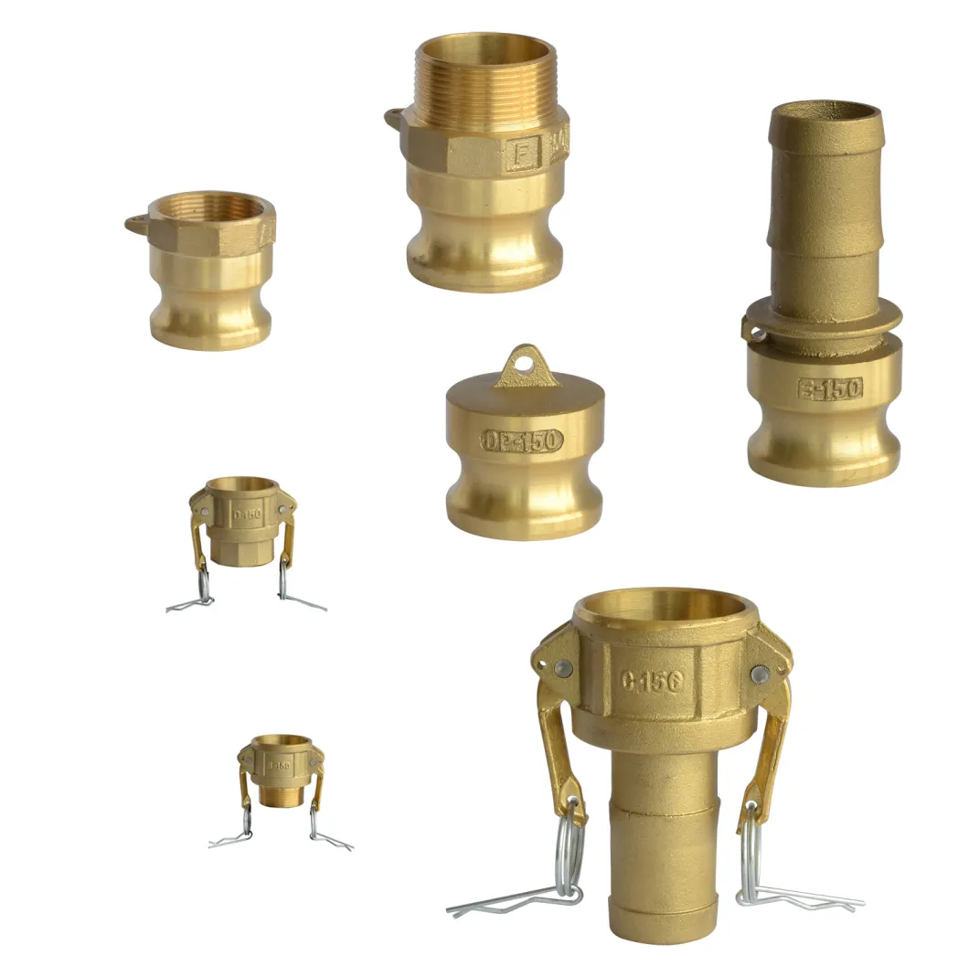 Brass Dust Cap Camlock Water Pump Coupling