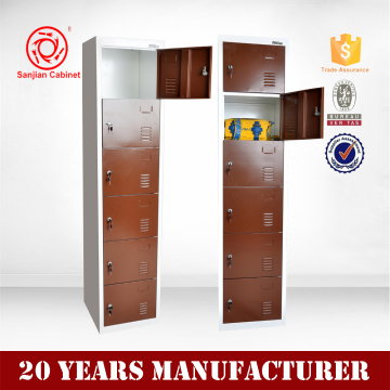 Colorful Cabinet Design Steel Locker Manufacturers 6 door metal locker