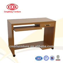 movable wooden computer table